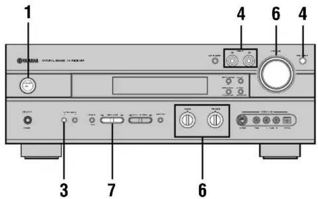 YAMAHA RXV630RDS - REPRODUCCION BÁSICA - 1