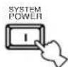 YAMAHA RXV630RDS - Press STANDBY/ON (SYSTEM POWER on the remote control) to turn on the power of this unit. - 2
