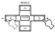 YAMAHA RXV630RDS - Press / to adjust the speaker output level. - 1