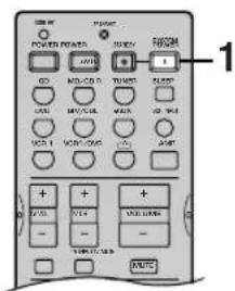 YAMAHA RXV630RDS - Mise sous tension - 2