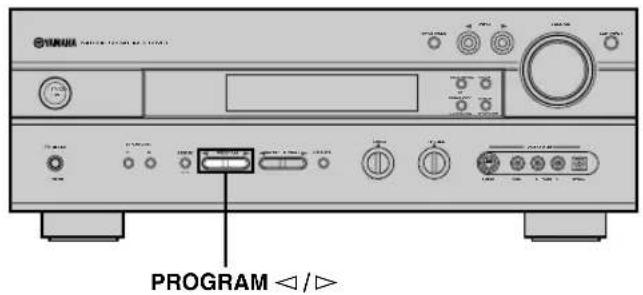 YAMAHA RXV630RDS - ■Wahl von PRO LOGIC II - 1