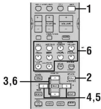 YAMAHA RXV630RDS - En el mando a distancia - 1