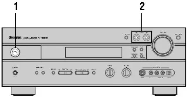 YAMAHA RXV630RDS - OPNAME - 1
