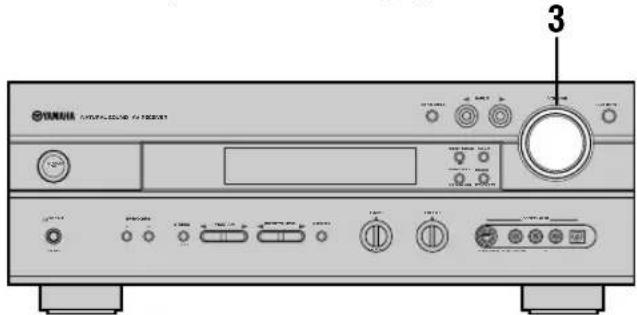 YAMAHA RXV630RDS - Utilisation du signal d'essay - 1