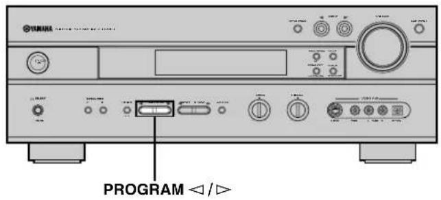YAMAHA RXV630RDS - ■Choix de PRO LOGIC II - 1