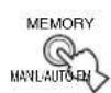 YAMAHA RXV630RDS - Appuyez sur la touche MEMORY (MAN'L/ AUTO FM). - 1