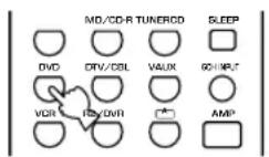 YAMAHA RXV630RDS - Press an input selector button or A to select the component you want to set up. - 1
