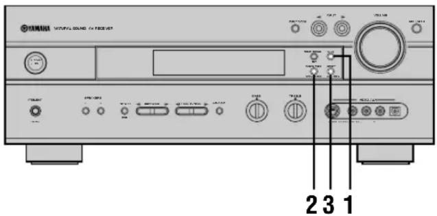 YAMAHA RXV630RDS - Automatisch voorprogrammeren van zenders (voor FM zenders) - 1