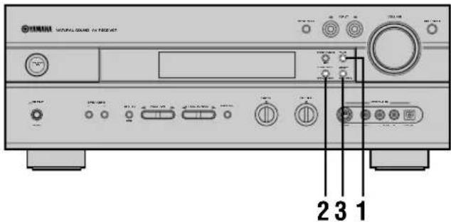 YAMAHA RXV630RDS - ■Preselezione automatica stazioni (per stazioni FM) - 1