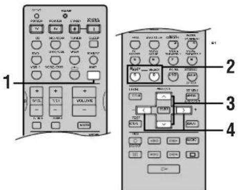 YAMAHA RXV630RDS - Cambio dei parametri - 1