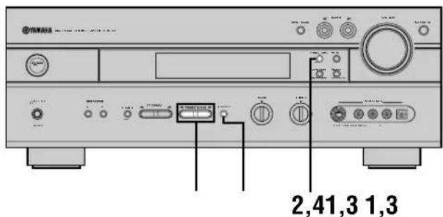 YAMAHA RXV630RDS - Verwissen van voorkeuzenders - 1