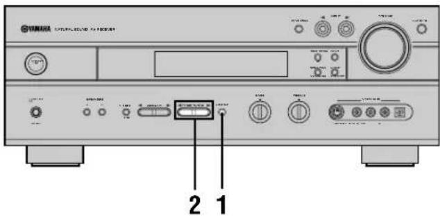 YAMAHA RXV630RDS - Sintonizzazione su una stazione preselezionata - 1