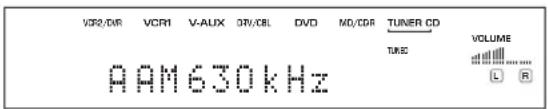 YAMAHA DSPAX630SE - Sintonice una emisora. - 1