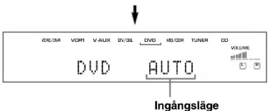 YAMAHA DSPAX630SE - Ingångslägen och indikeringar - 3