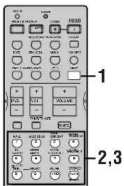 YAMAHA DSPAX630SE - Att välja ett ljudfältsprogram - 2