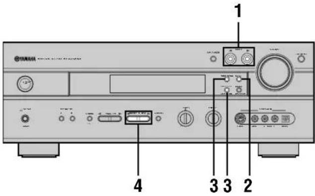 YAMAHA DSPAX630SE - Automatisk och manuell stationsinställning - 1