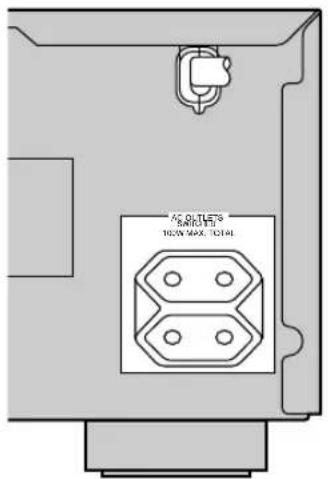 YAMAHA DSPAX630SE - Conexión de los cables de alimentación - 1