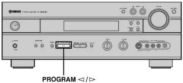 PROGRAM ◀/✓