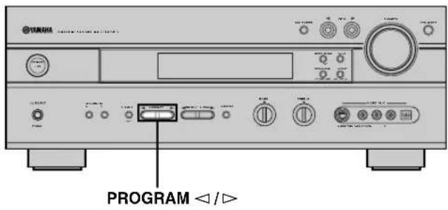 PROGRAM ◀/◇