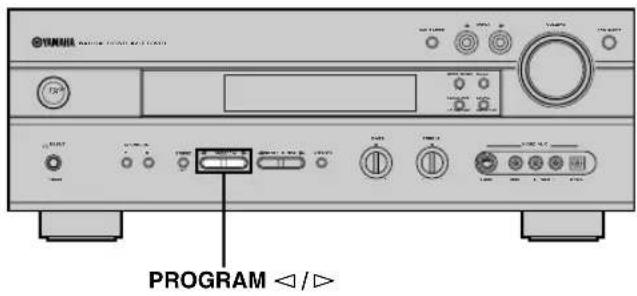PROGRAM ◀/▶