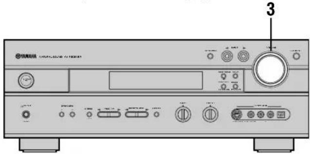 YAMAHA DSPAX630SE - Utilisation du signal d'essai - 1