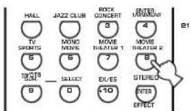 HALL JAZZ CLUB ROCK CONCERT ENTER TV SPORTS MOND MOVE MOVE THEATER 1 MOVE THEATER 2 5 6 7 8 STERED 9 0 410 ENTER EFFECT B1