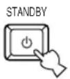 YAMAHA DSPAX630SE - Press STANDBY/ON (STANDBY on the remote control) to set this unit in the standby mode. - 2