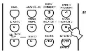 HALL JAZZ CLUB ROCK CONCERT ENTER TANTAMENT TV SPORTS MONG MOVE MOVE THEATER 1 MOVE THEATER 2 5 6 7 8 UI / DTS GRU SELECT EX/ES STERED ENTER EFFECT 9 0