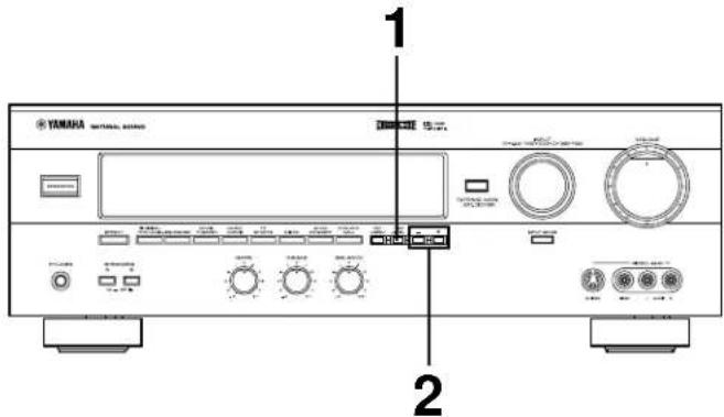 YAMAHA DSPA595 - REGLAGE DU TEMPS DE RETARD ET DU Niveau DE SORTIE DES ENCEINTES - 1