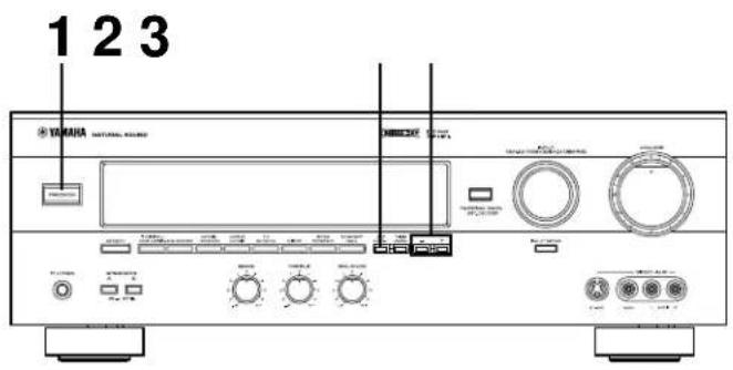 YAMAHA DSPA595 - METHODE DE REGLAGE - 1
