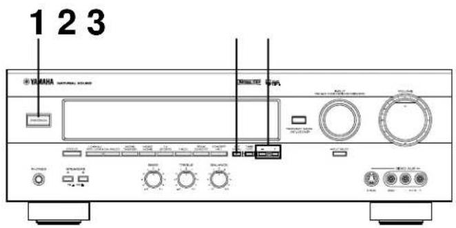 YAMAHA DSPA595 - EINSTELLVERFAHREN - 1