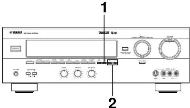 YAMAHA DSPA595 - AJUSTE DEL TIEMPO DE RETARDO Y LOS NIVELES DE SALIDA DE LOS ALTAVOCES - 1