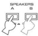 YAMAHA DSPA595 - Selecting the SPEAKER system - 1