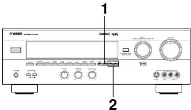 YAMAHA DSPA595 - EINSTELLUNG DER VERZÖGERUNGSZEIT UND DER LAUTSPRECHERAUSGANGSPEGEL - 1