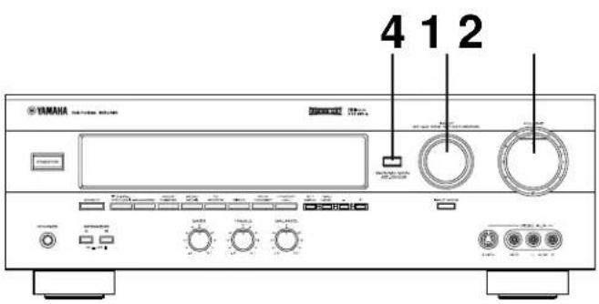 YAMAHA DSPA595 - Notas sobre la seleccion del modo de entrada - 1