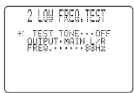 YAMAHA DSPAX2 - LOW FREQ. TEST - 1