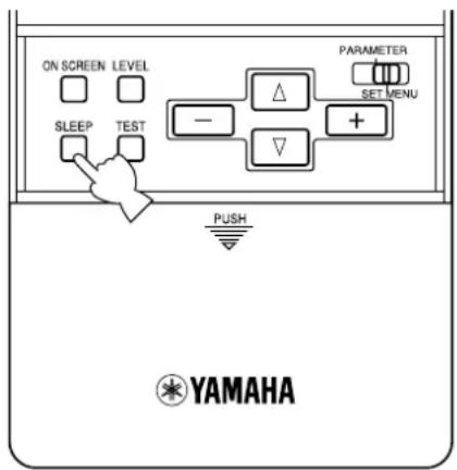 YAMAHA DSPAX2 - Ajuste del temporizador para dormir - 1