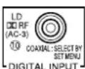 YAMAHA DSPAX2 - ■ Über die DFO RF (AC-3) Signaleingangsbuchse - 1