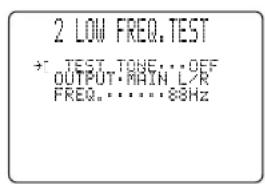 YAMAHA DSPAX2 - LOW FREQ. TEST - 1