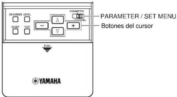 YAMAHA DSPAX2 - Utilización de SET MENU - 1