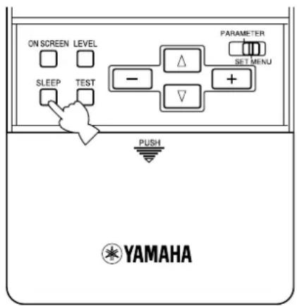 YAMAHA DSPAX2 - Einstellung des Einschlaftimers - 1
