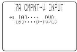YAMAHA DSPAX2 - 7A. Para las tomas COMPONENT VIDEO INPUT [A] y [B] - 1