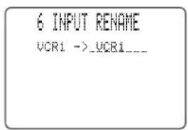 YAMAHA DSPAX2 - INPUT RENAME - 1
