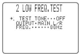 YAMAHA DSPAX2 - LOW FREQ. TEST - 1