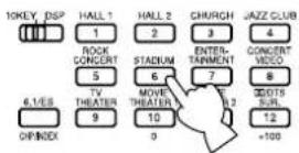 YAMAHA DSPAX2 - Stall in PARAMETER/SET MENU pā SET MENU. - 7