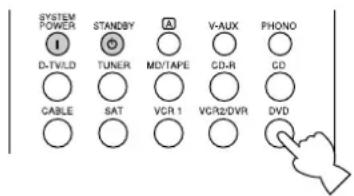 YAMAHA DSPAX2 - Enregistrement du code du fabricant dans le boîtier de télécommande - 1
