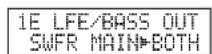 YAMAHA DSPAX2 - 1E. LFE/BASS OUT (Bass Output Mode) - 4