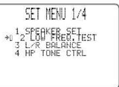 YAMAHA DSPAX2 - Stall in PARAMETER/SET MENU pā SET MENU. - 3