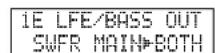 YAMAHA DSPAX2 - 1E. LFE/BASS OUT (Mode de sortie des graves) - 4