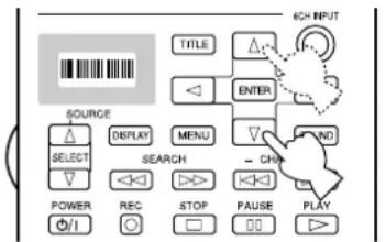 YAMAHA DSPAX2 - Enregistrement du code du fabricant dans le boîtier de télécommande - 5